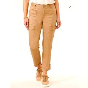 Democracy Women's Ab Solution High Rise Roll Cuff Utility Jeans Size 10 NWT